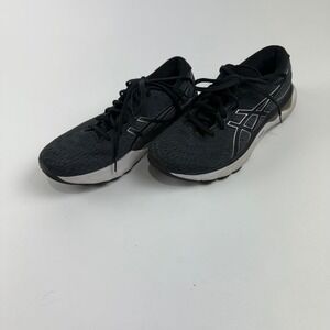 ASICS Gel Nimbus 24 Women's Running Shoes Black Silver Size 8.5